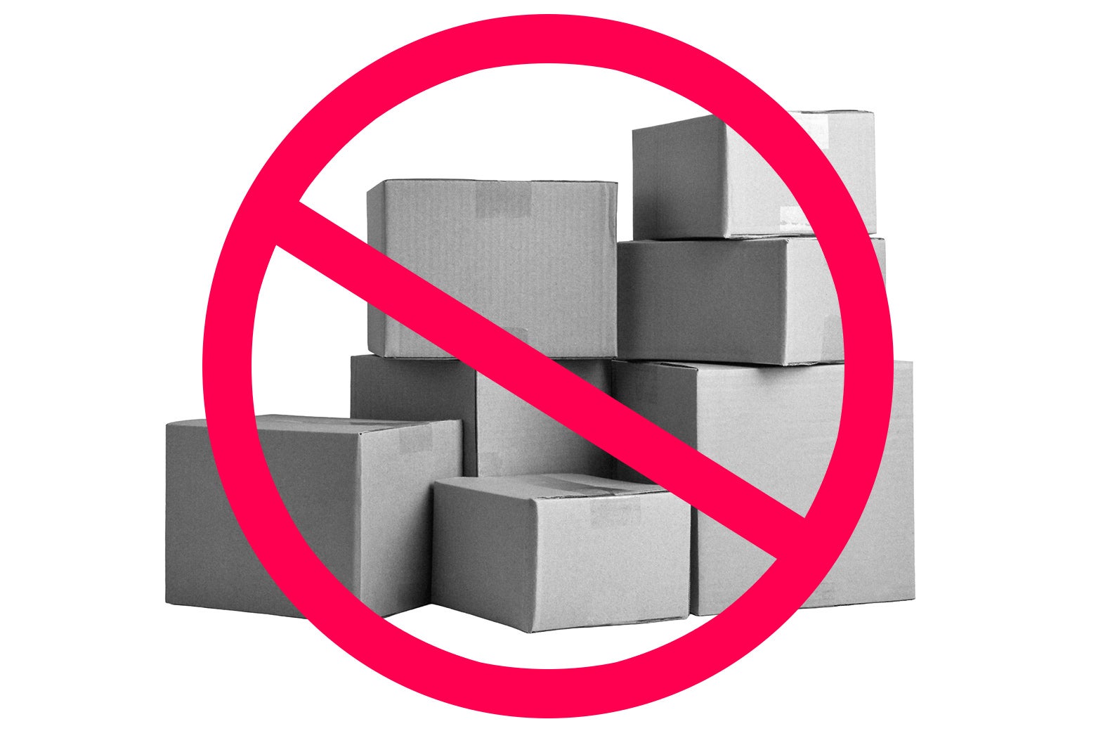 A stack of boxes.