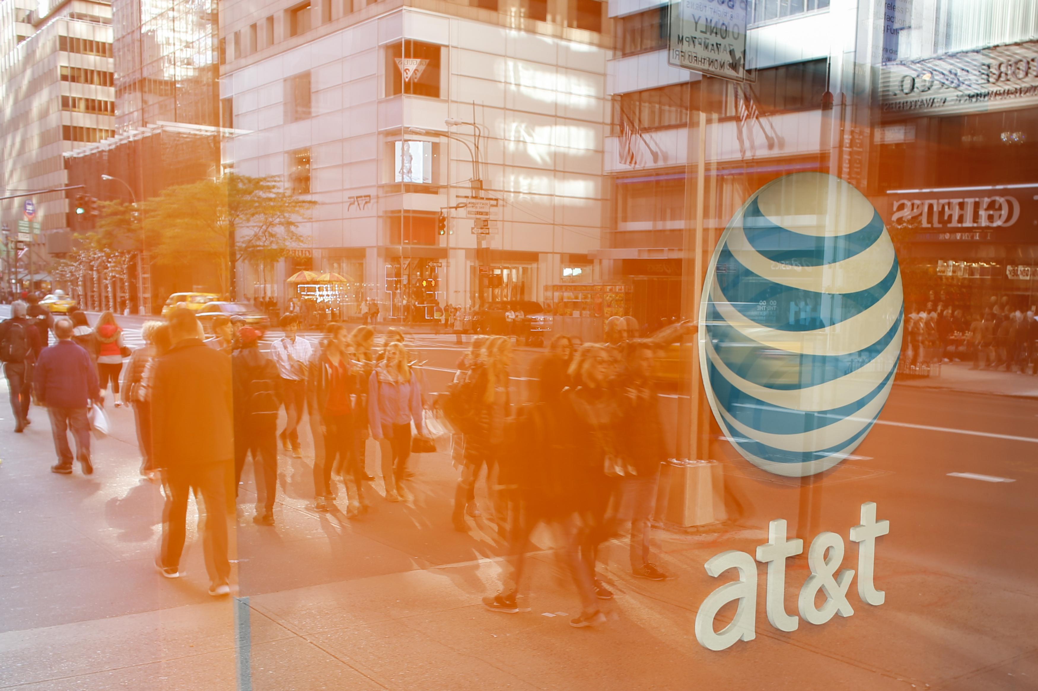 An AT&T store on 5th Avenue in New York.