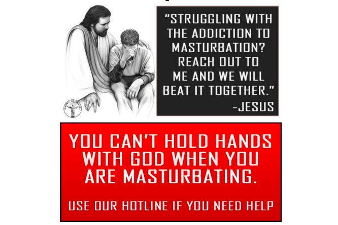 Russian troll meme about masturbation