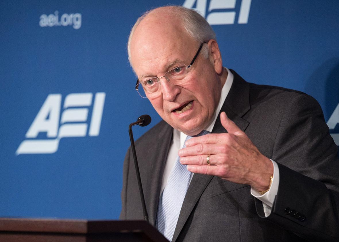 Former Vice President Dick Cheney at AEI