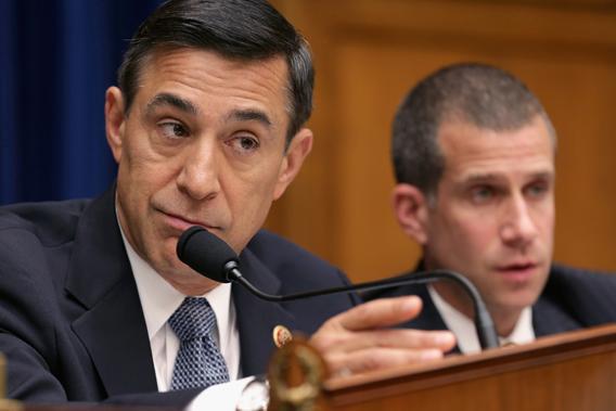  House Oversight and Government Reform Committee Committee Chairman Darrell Issa (R-CA) leads a hearing titled, "Benghazi: Exposing Failure and Recognizing Courage" in the Rayburn House Office Building on Capitol Hill May 8, 2013 in Washington, DC.