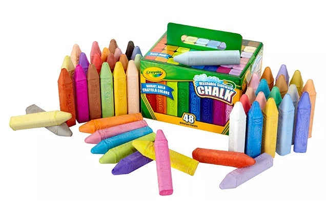Crayola 48-Count Washable Sidewalk Chalk