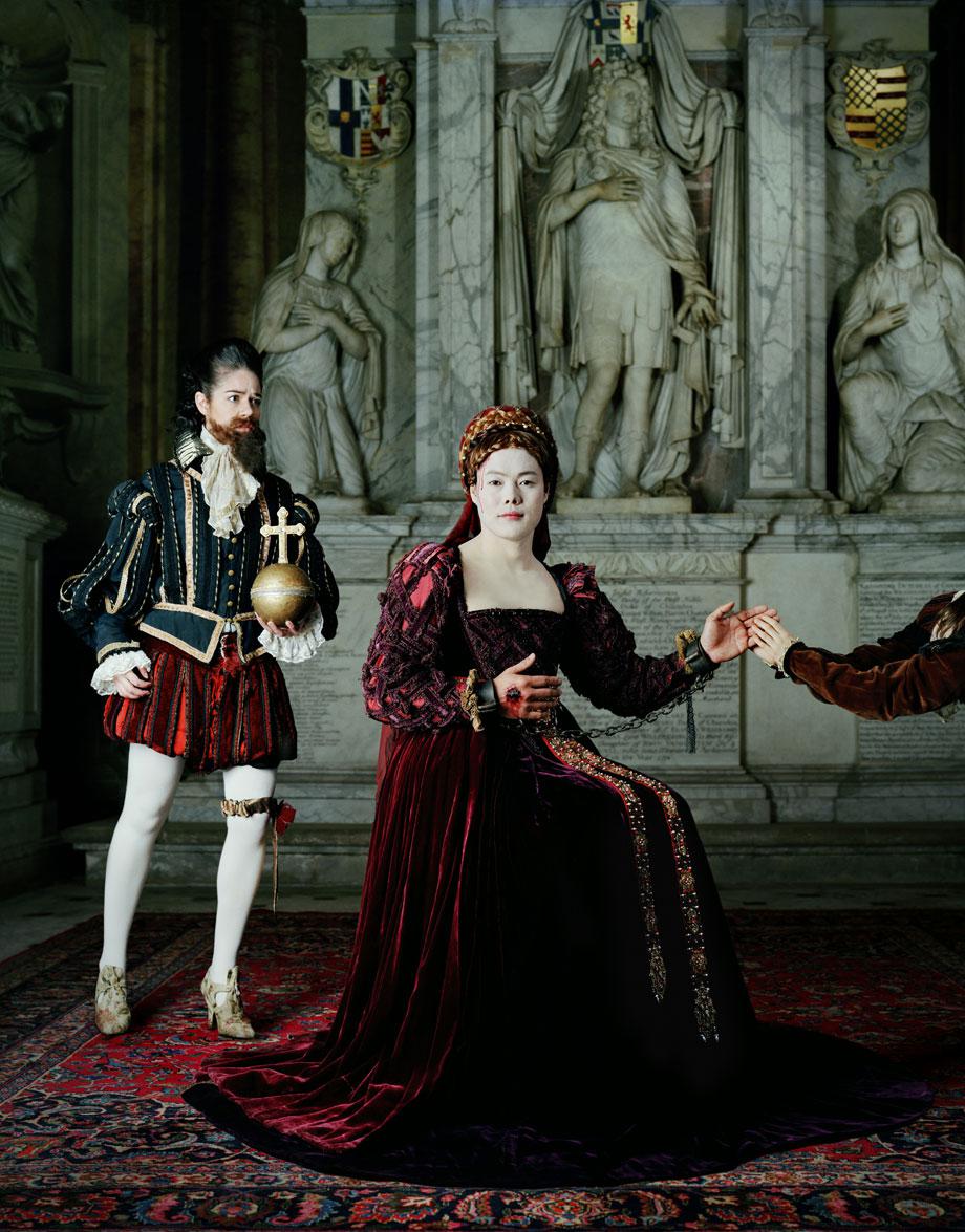 Existing in Costume. Mary Stuart. 230x180 cm C-Print, 2012
