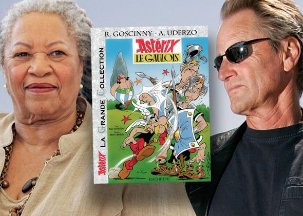 Toni Morrison, Asterix, Sam Shepard.