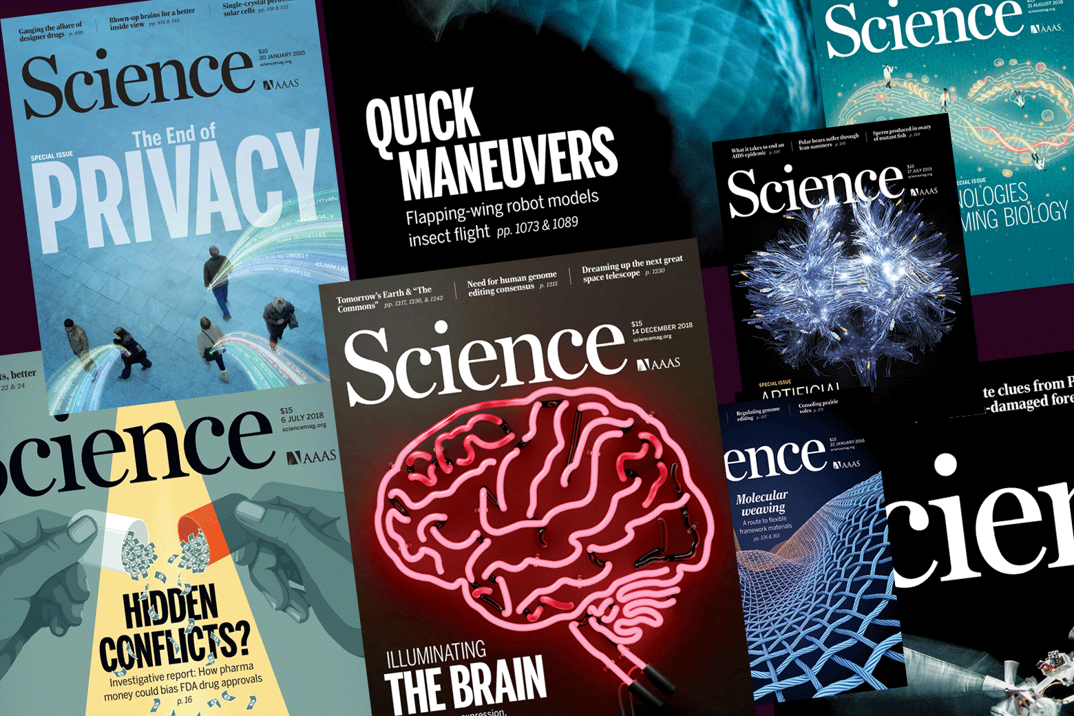 Issues of Science magazine.