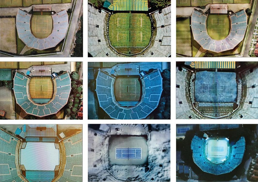 Sullivan created 15 new aerial images adding and subtracting from the initial image in the attempt to re-create exactly how the stadium would have likely looked at specific times over the more than 80 years that the stadium has been in existence and in use