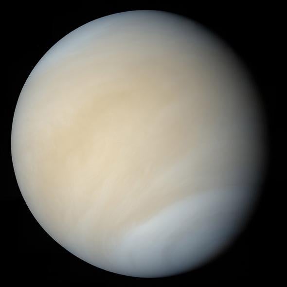 Venus, taken by NASA's Mariner 10 spacecraft in 1978.