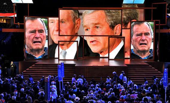 Tribute to the Bush family at the 2012 Republican National Convention in Tampa, Fla.
