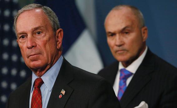 New York City Mayor Michael Bloomberg and New York Police Department (NYPD) Commissioner Ray Kelly