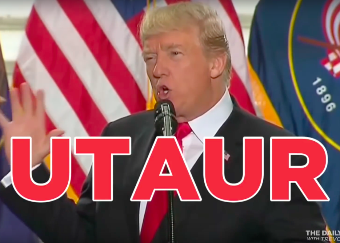 The Daily Show’s Supercut Of Trump And His “best Words” (VIDEO).