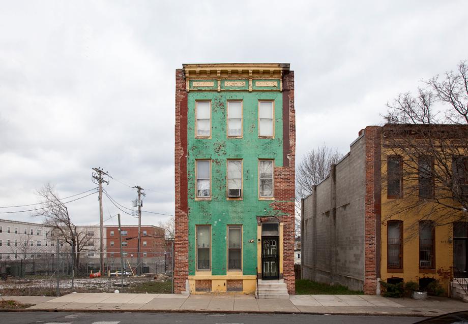 Ben Marcin Last House Standing is a study of solitary row