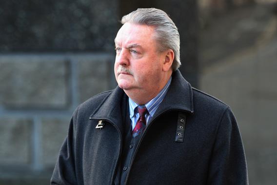 Convicted fraud James McCormick arrives at the Old Bailey on Apr. 23, 2013 in London, England.