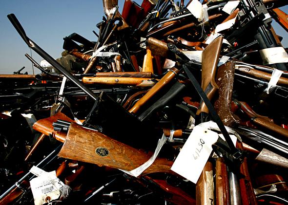 California: Confiscated Weapons