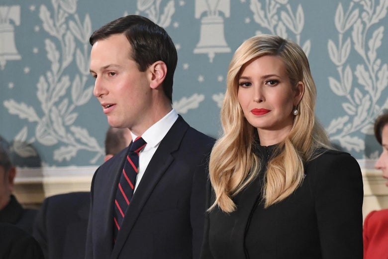 Jared and Ivanka, who some call "Javanka" and no one calls "Ivared," but why not?