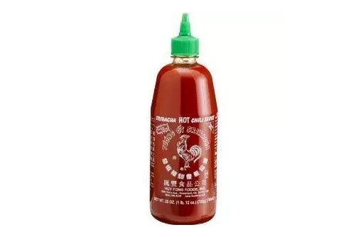 Huy Fong Sriracha Chili Hot Sauce.