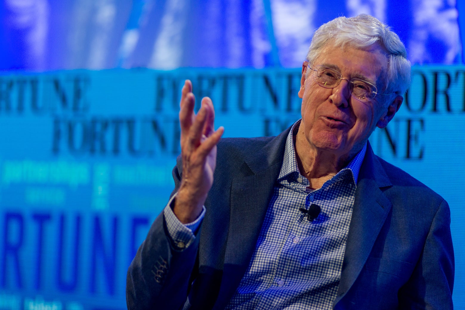 Charles Koch says he could work with Democrats if ideals align.