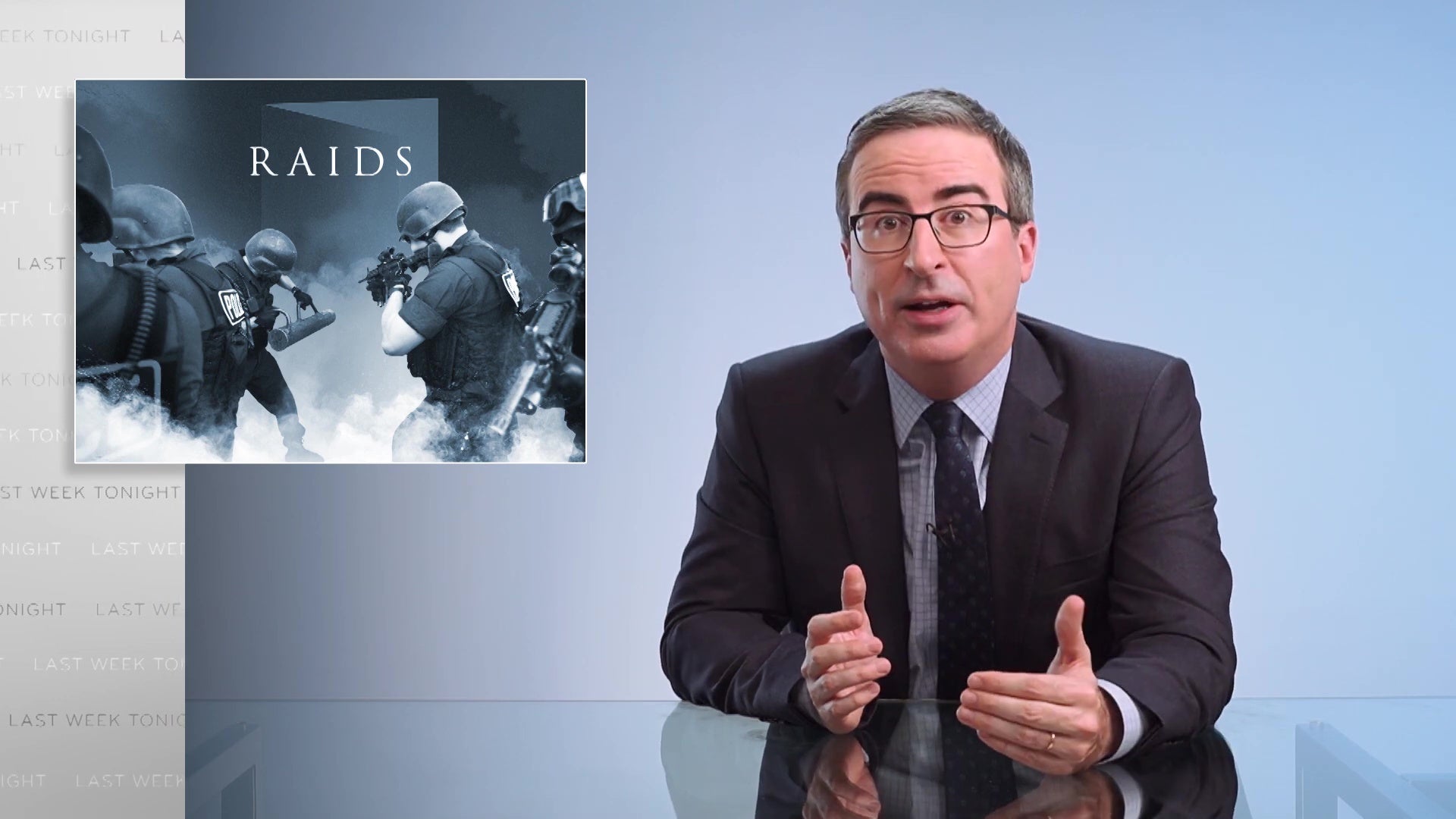 John Oliver Investigates Police Raids, and Also Cop Rock