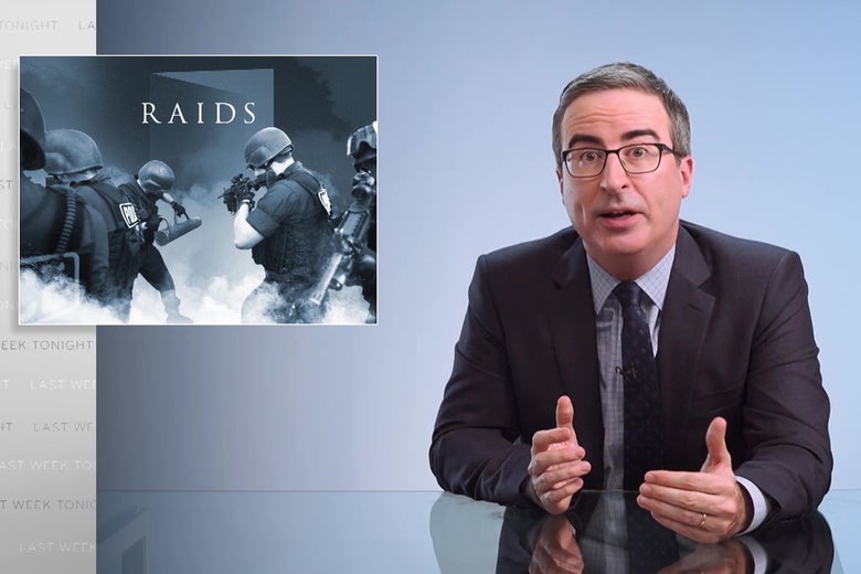 John Oliver Investigates Police Raids, and Also Cop Rock John Oliver Investigates Police Raids, and Also Cop Rock