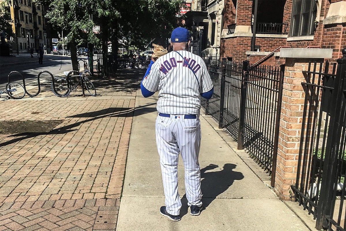 Chicago Cubs Wooden Fence Walking Bear Sign – Wrigleyville Sports