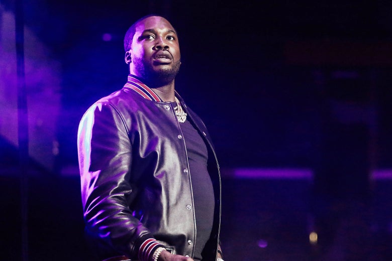 Meek Mill performs onstage during the 2018 BET Experience on June 23 in Los Angeles.
