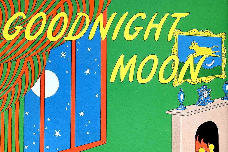 The cover of Goodnight Moon.