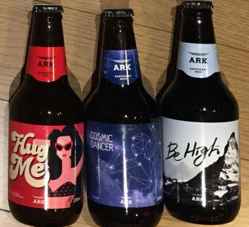 ARKâs line-up of craft beers.