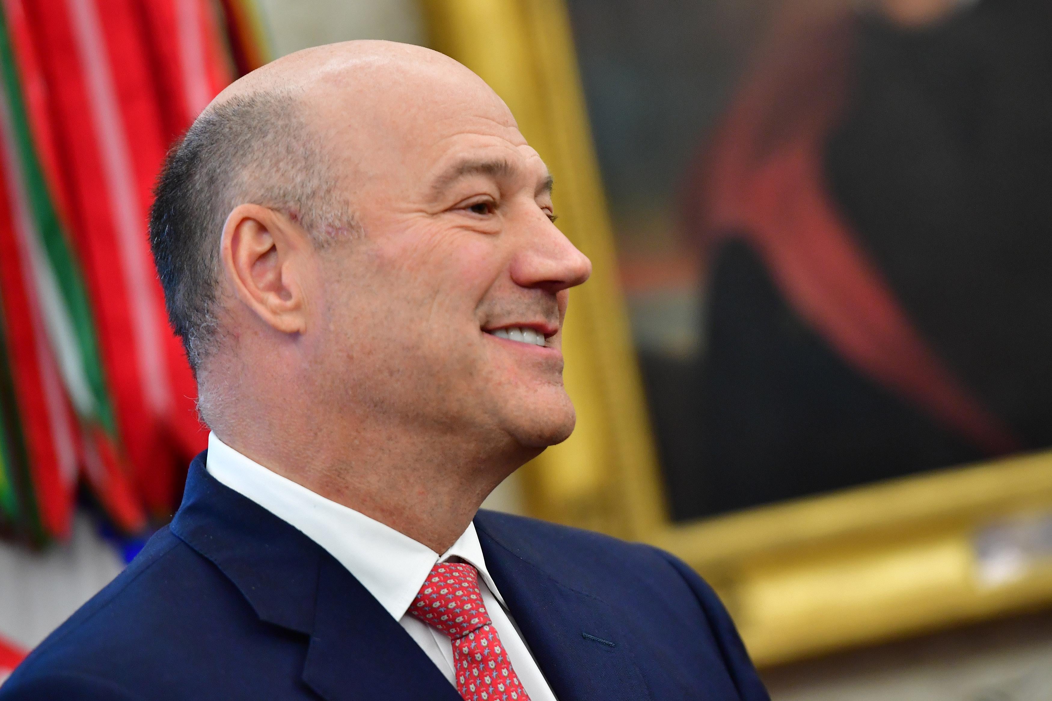 White House chief economic adviser Gary Cohn in the Oval Office.