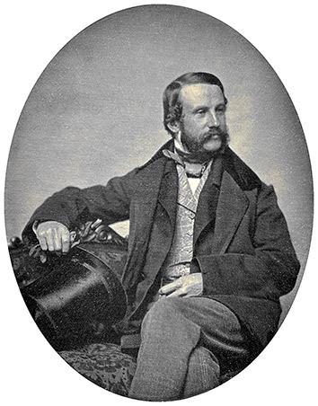 Daguerreotype of Henry Jacob Bigelow circa 1854.