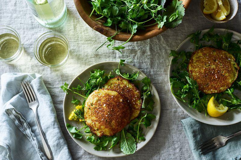Recipe for quick potato pancakes from Jacques Pepin.