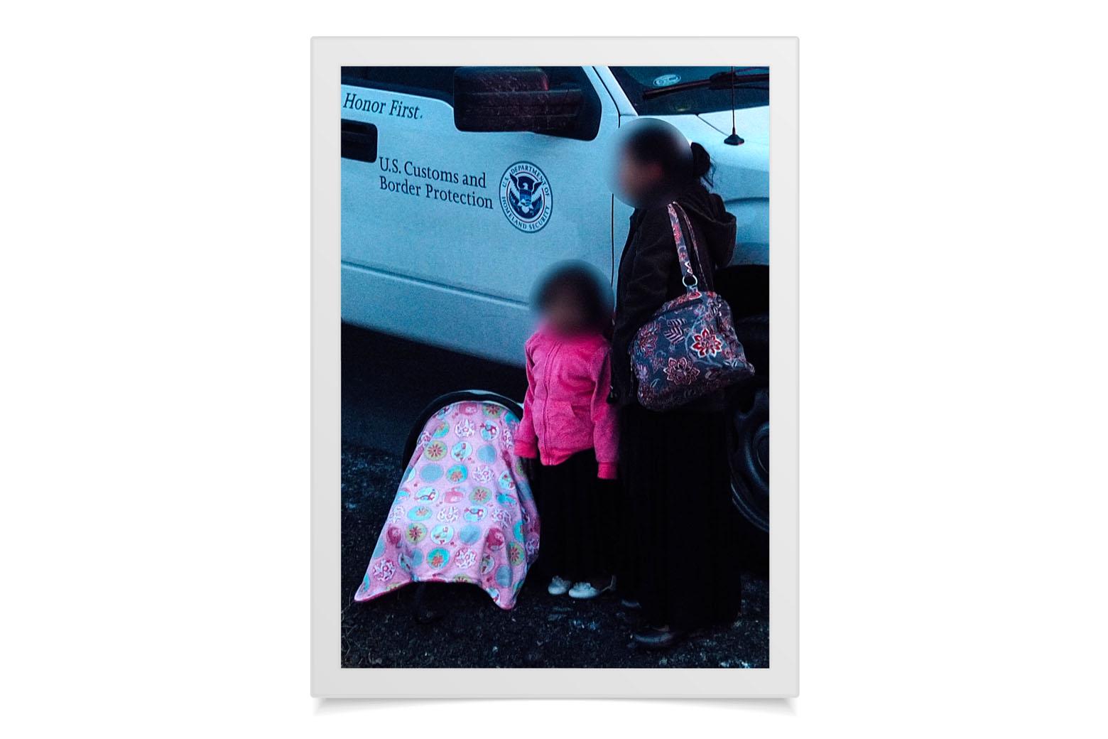 Border Patrol agents took two Guatemalan women and six children into custody after a traffic stop in Geneseo, New York, on March 23.