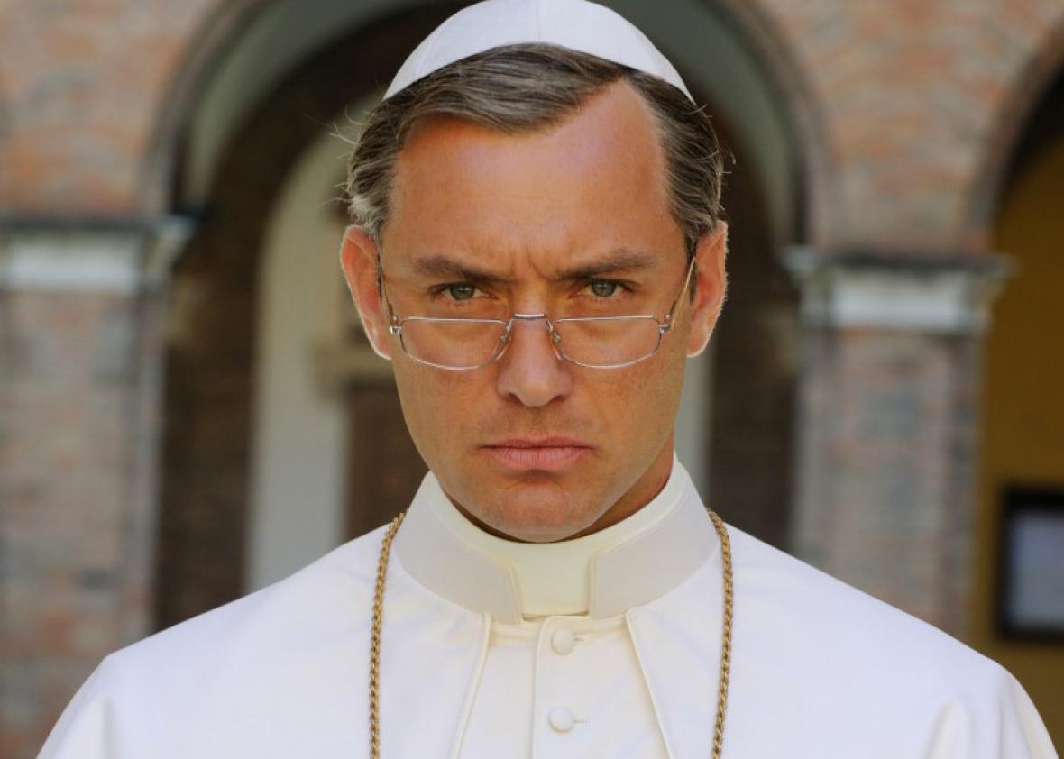 Jude Law as the Young Pope.