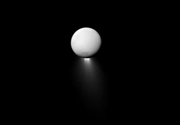 Enceladus geyser