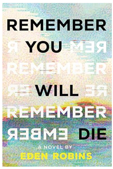 The cover of Remember You Will Die has the title written several times, all but one crossed out.