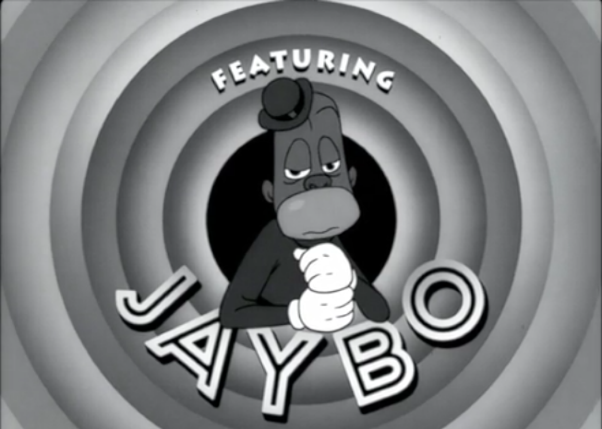 The video for “The Story of OJ” depicts Jay Z amid  imagery inspired by old racist cartoons from Fleischer Studios, Warner Bros., Disney, and others.