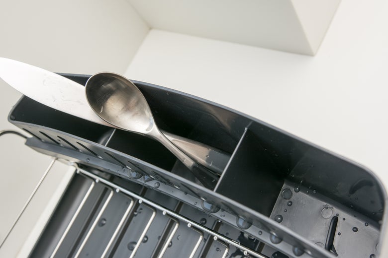 The Polder Advantage’s utensil tray.