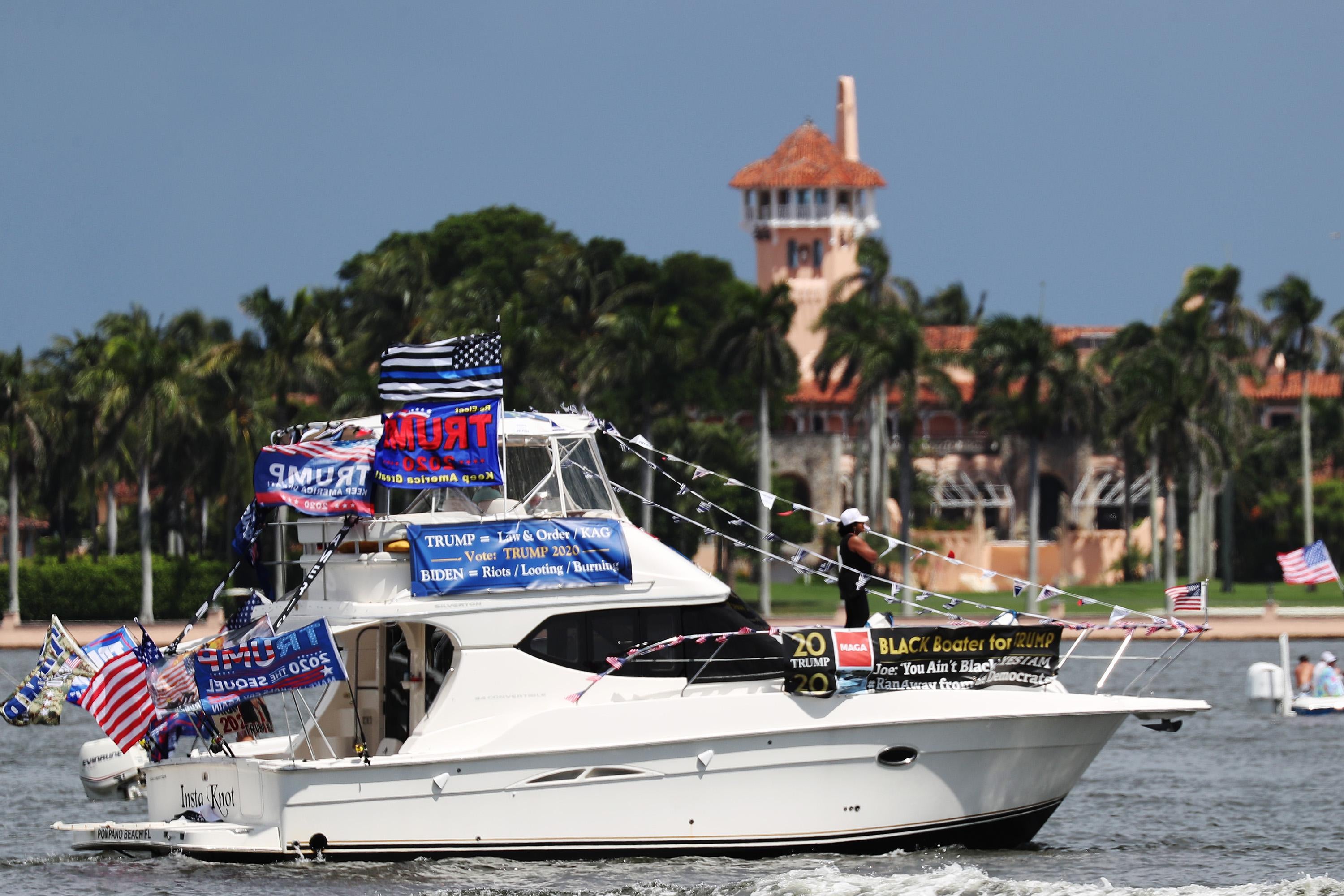 Trump is trying to wriggle out of past deals that prohibit residing at Mar-a-Lago. - Vimarsana News