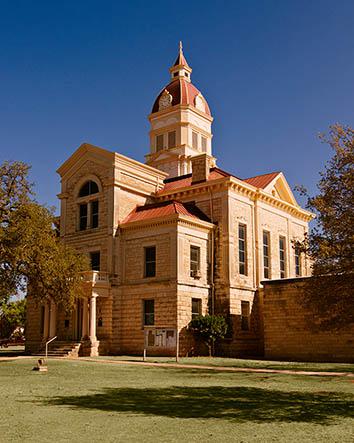 County courthouse in Bandera, TX.