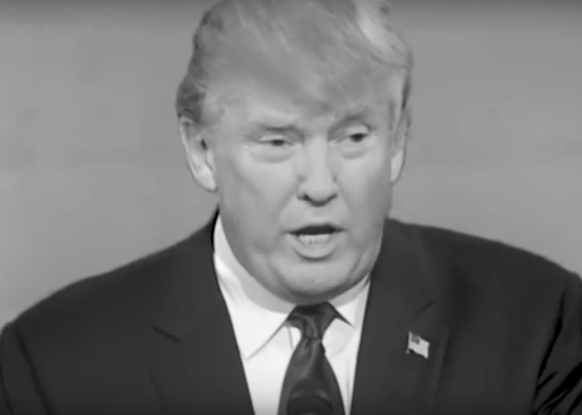 This video transplants trump into the 1960 JFK vs. Nixon debate.