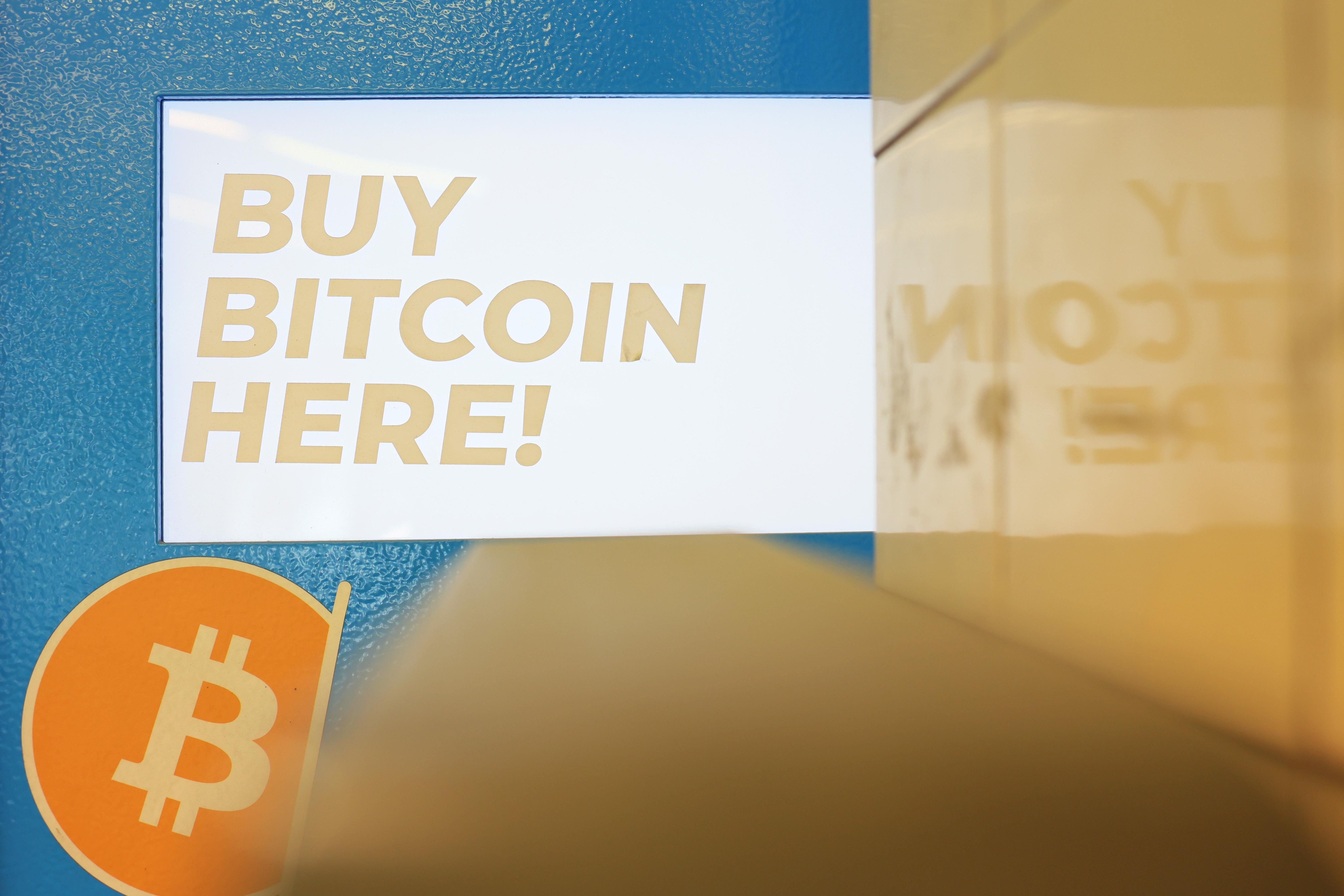 NEW YORK, NEW YORK - JUNE 13: A Bitcoin ATM is seen at the Clark Street subway station on June 13, 2022 in the Brooklyn Heights neighborhood of Brooklyn in New York City. Bitcoin fell below $24,000 this morning to its lowest level since December 2020. The crypto market lost more than $200 billion since Friday, with the entire market falling below $1 trillion for the first time since February 2021, according to data from CoinMarketCap. (Photo by Michael M. Santiago/Getty Images)