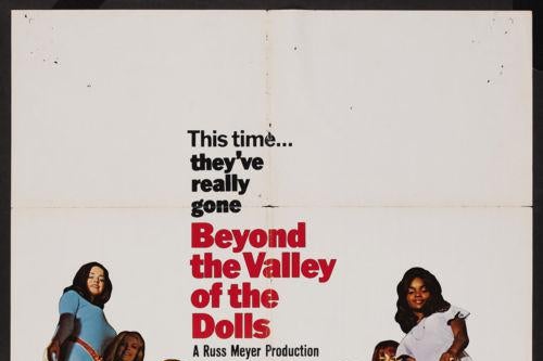 Movie poster from Beyond the Valley of the Dolls.