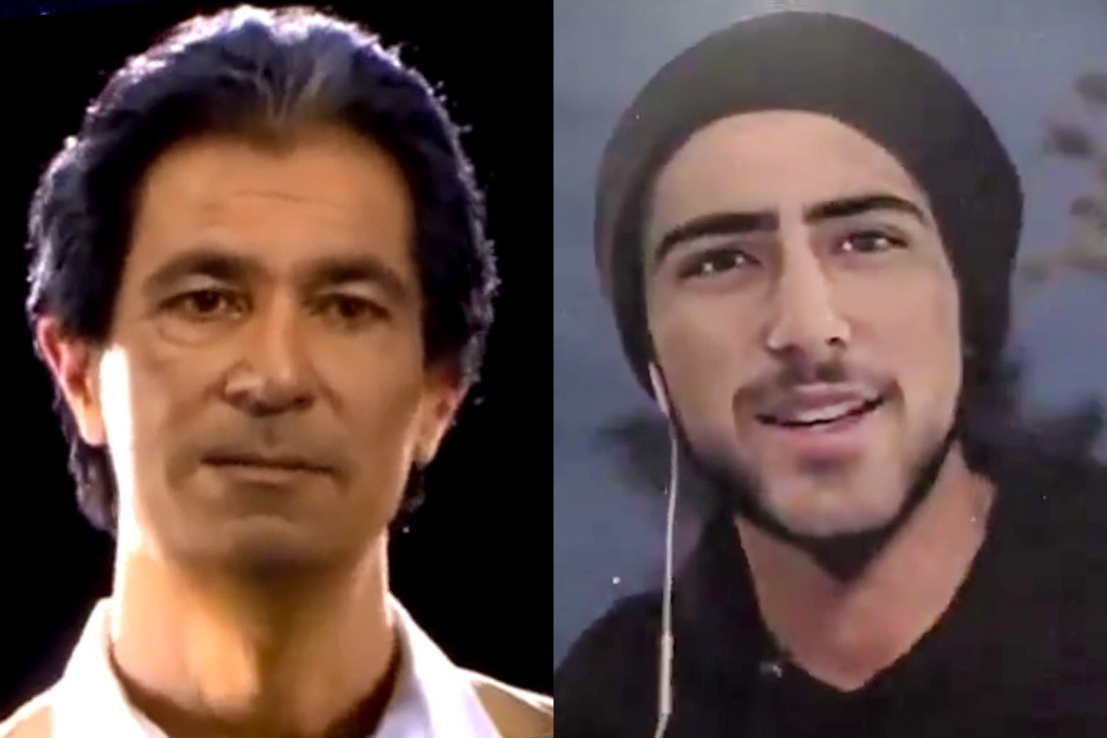 Holograms of Robert Kardashian and Joaquin Oliver.