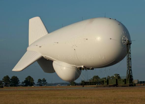 The blimp is back – and this time, it's tiny