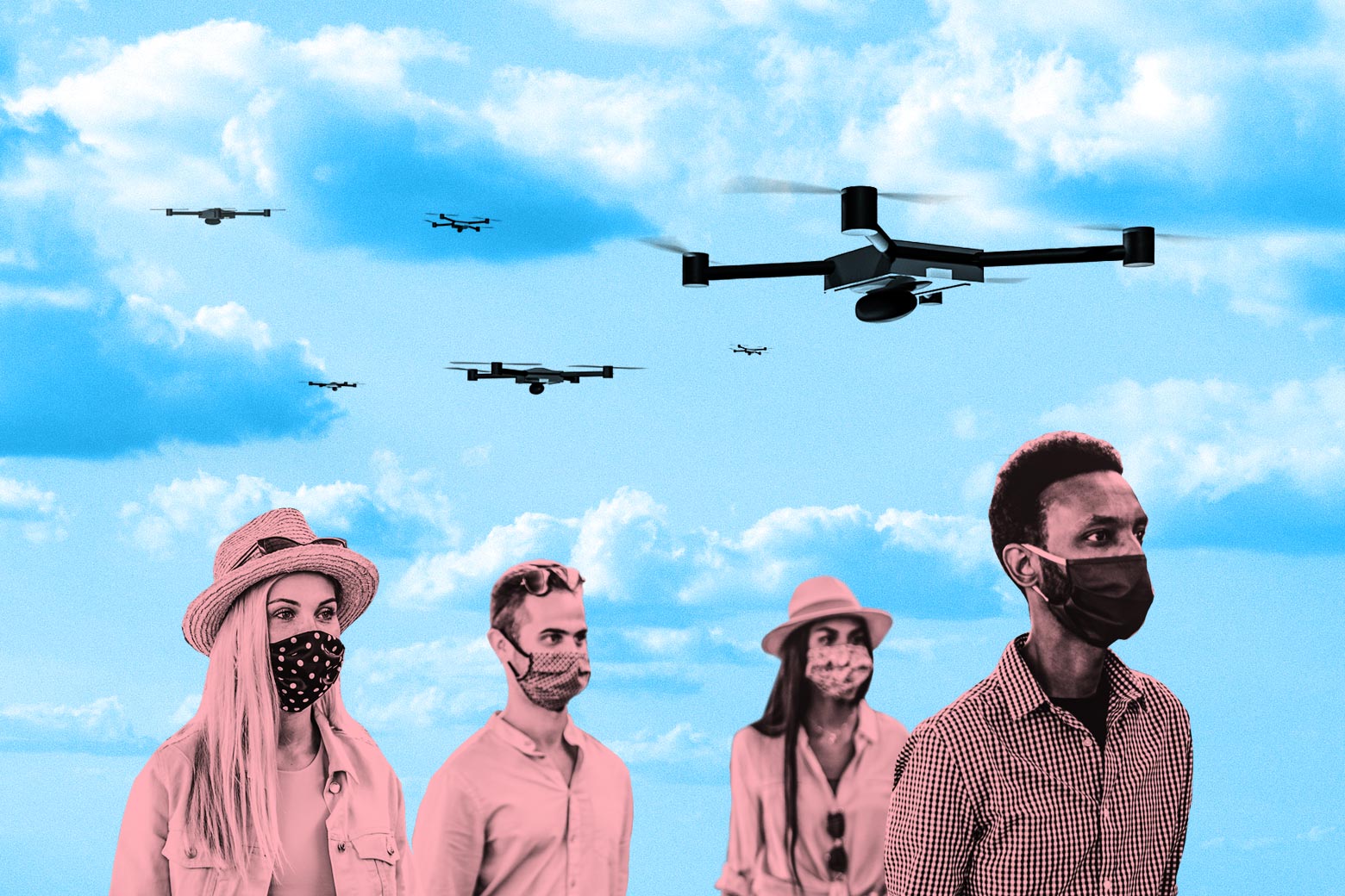 How DJI and Draganfly tried to use the pandemic to get law enforcement to use more drones.