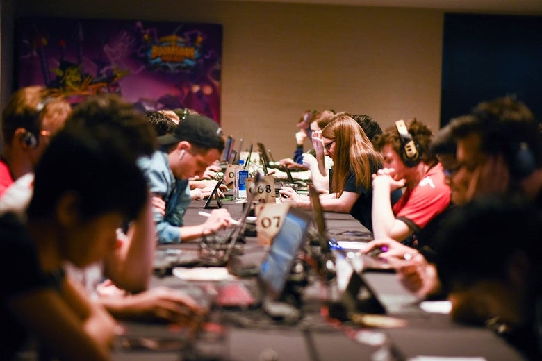 Day 1 of the Hearthstone Masters Tour 2019 Las Vegas in June.