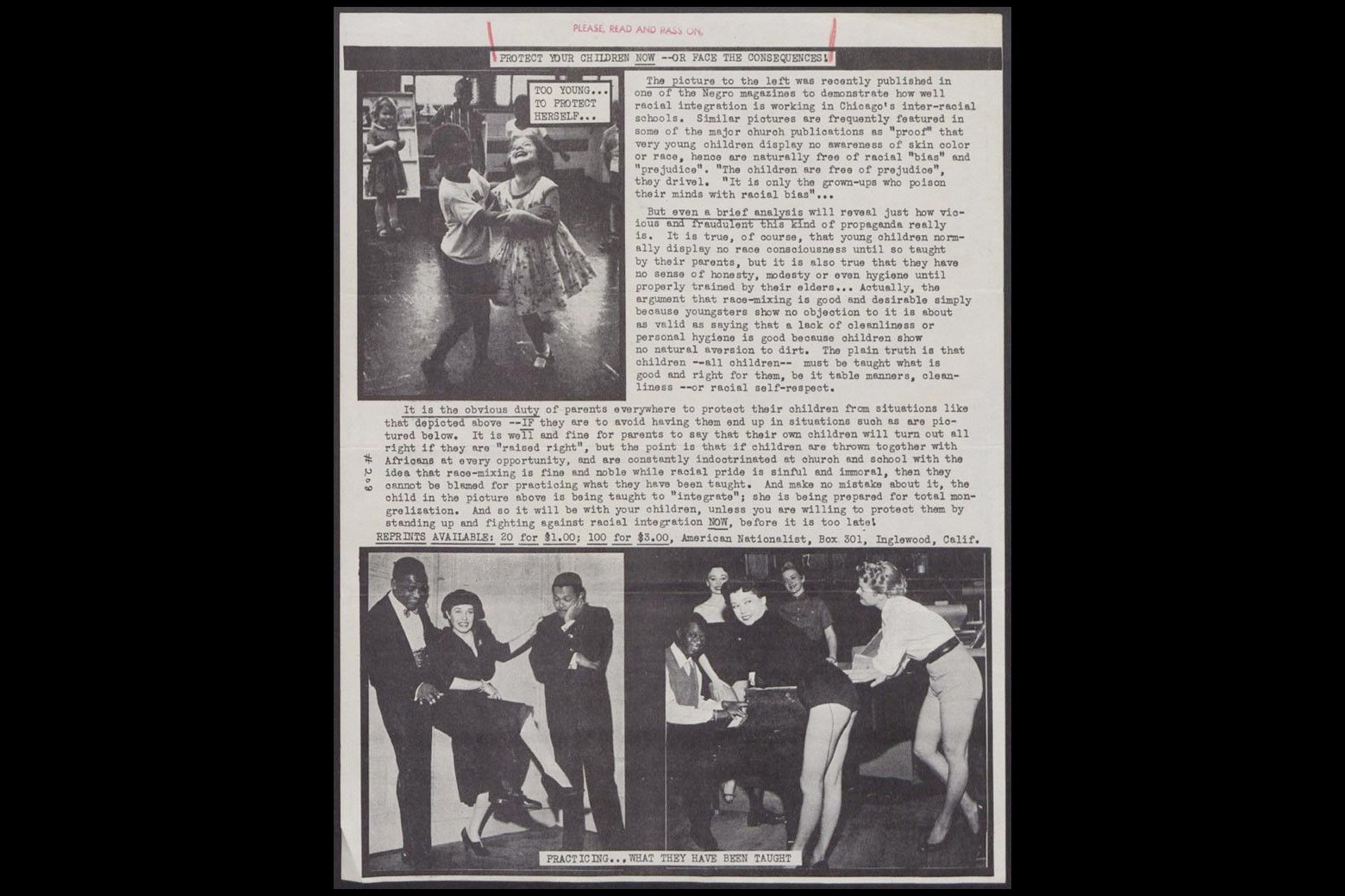 A page from the pamphlet.