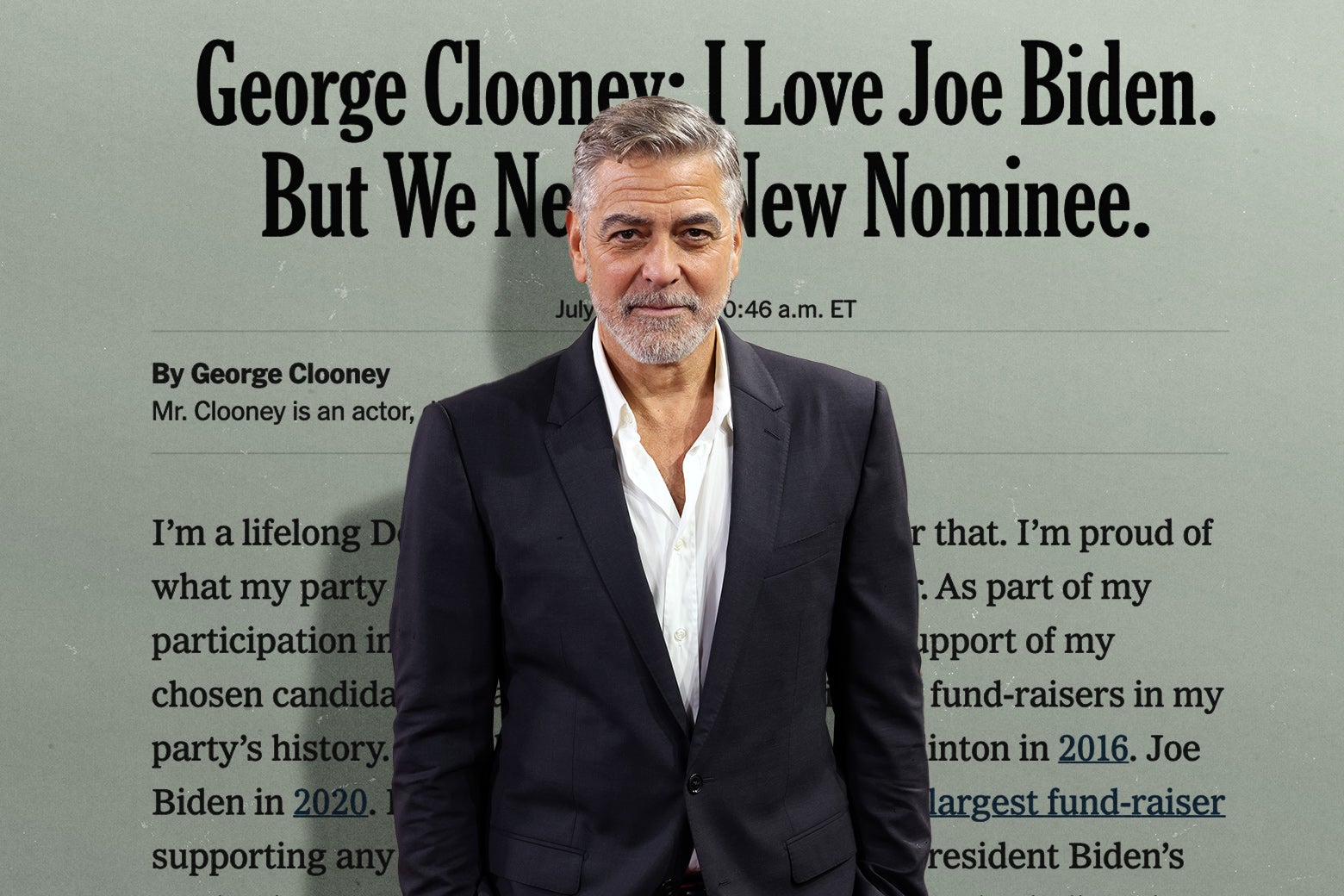 Unfortunately, the George Clooney Op-Ed Was Really Good