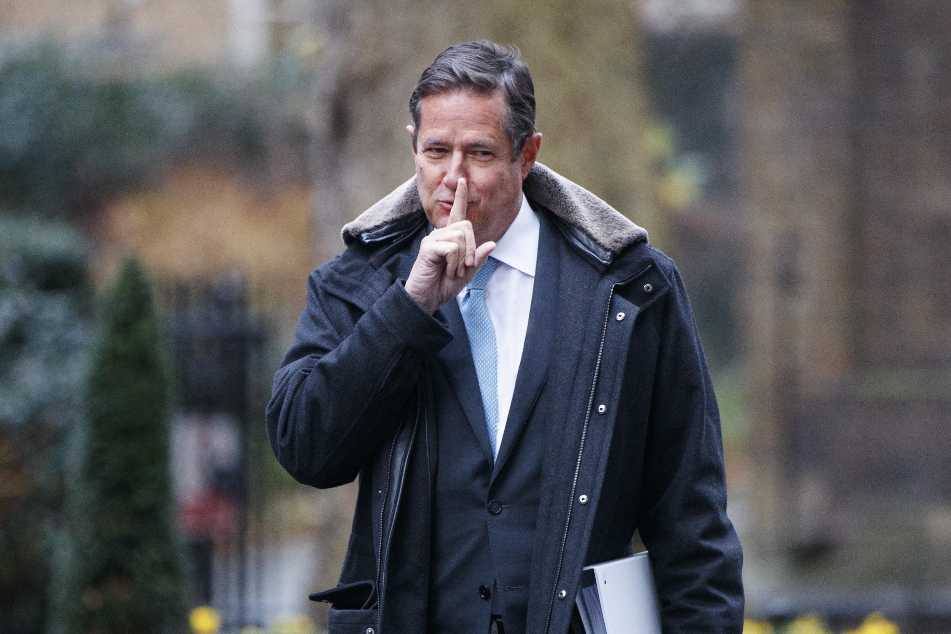 Jes Staley, CEO Barclays, arrives at Downing Street for a meeting in London on January 11, 2018.
Britain's Prime Minister Theresa May mets with business leaders from the financial services sector at Downing Street.  / AFP PHOTO / Tolga Akmen        (Photo credit should read TOLGA AKMEN/AFP/Getty Images)