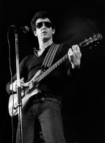 Lou Reed, in Stockholm, 1983