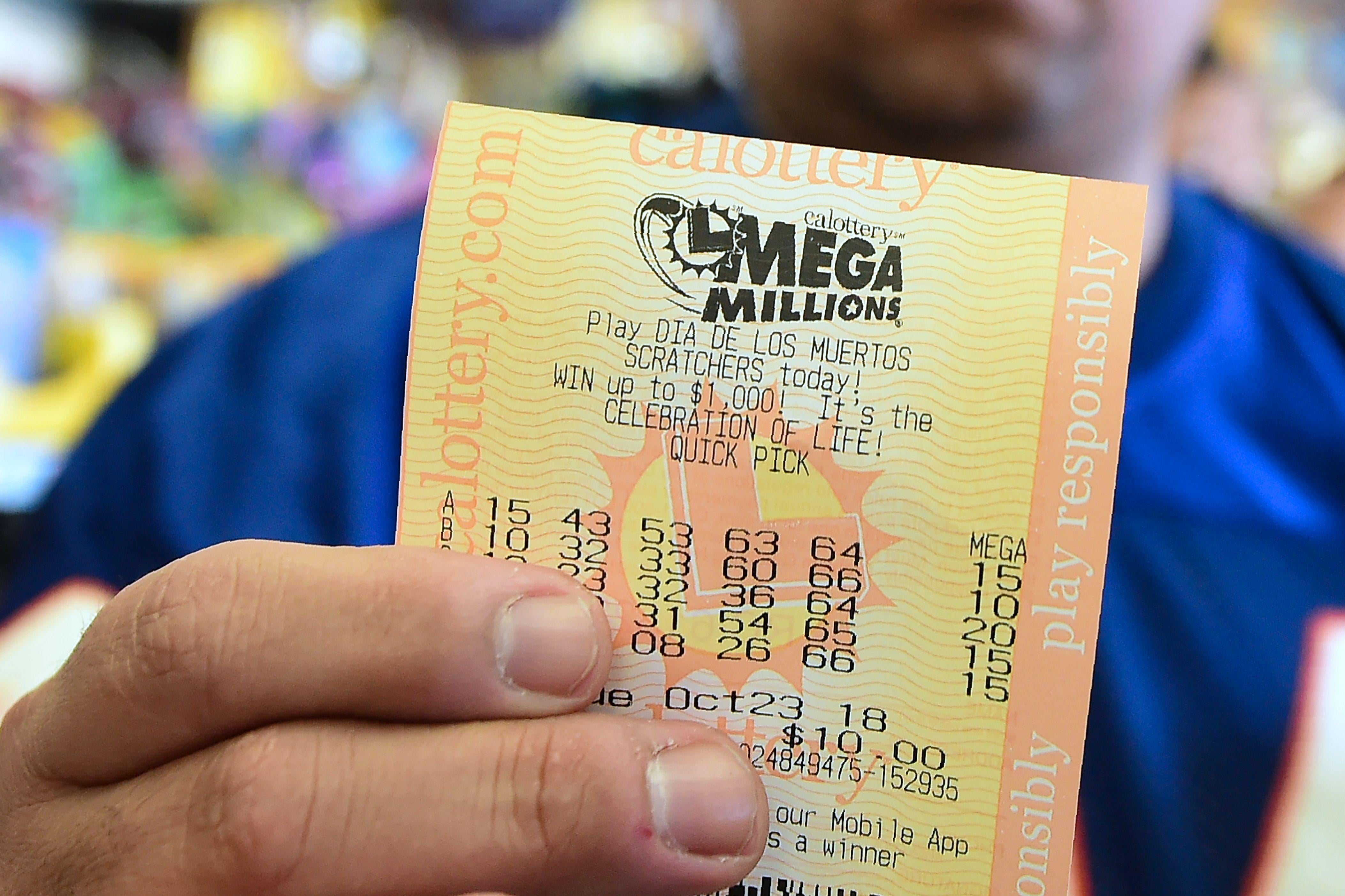 A Mega Millions ticket