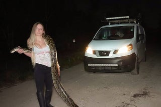 Florida snake woman: What it’s like to catch 60 pythons with your bare